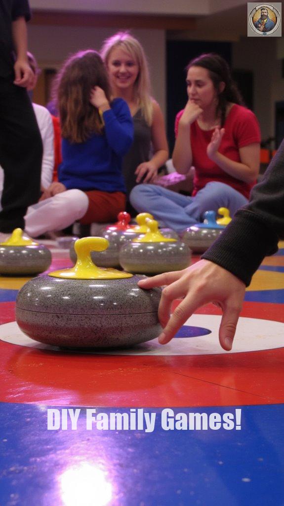 indoor curling and shuffleboard