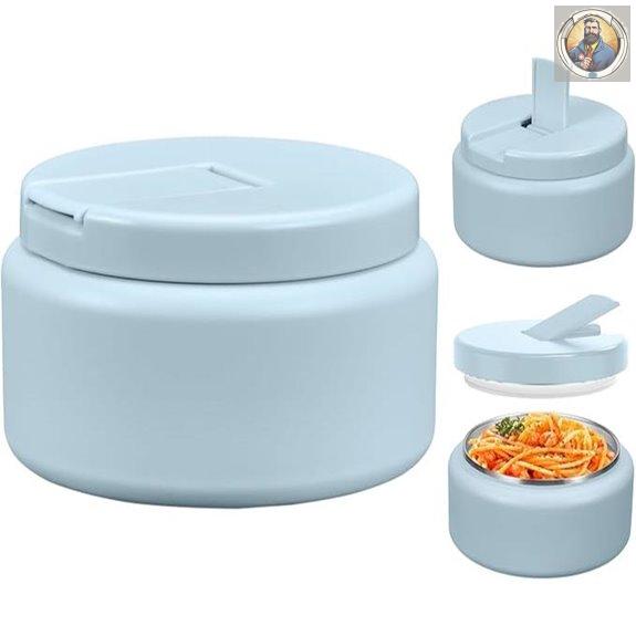 Kids Insulated Food Jar with Buckle Lid