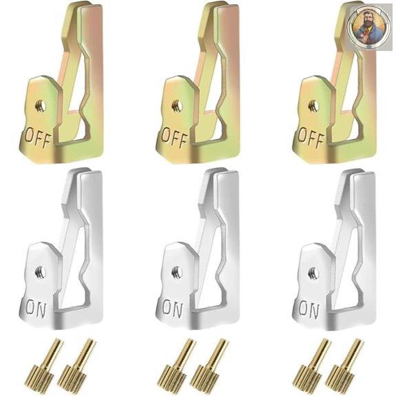 6 Pack Intermatic Timer Replacement Trippers Kit