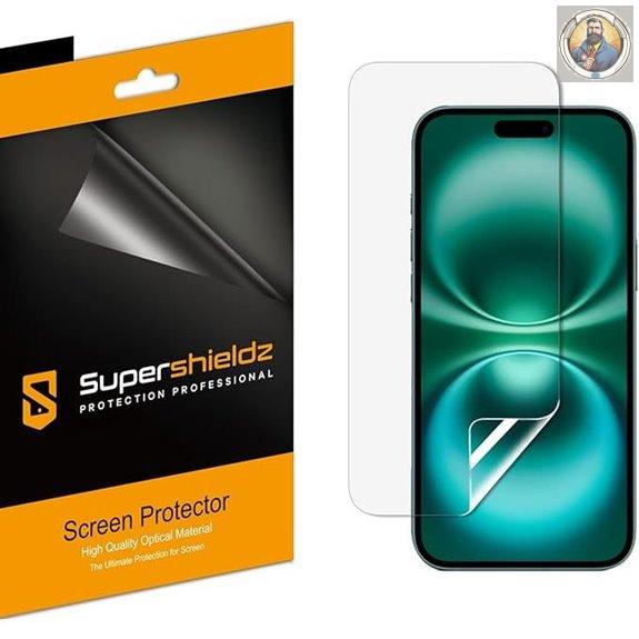 Supershieldz 3-Pack iPhone 15/16 6.1 Screen Protectors