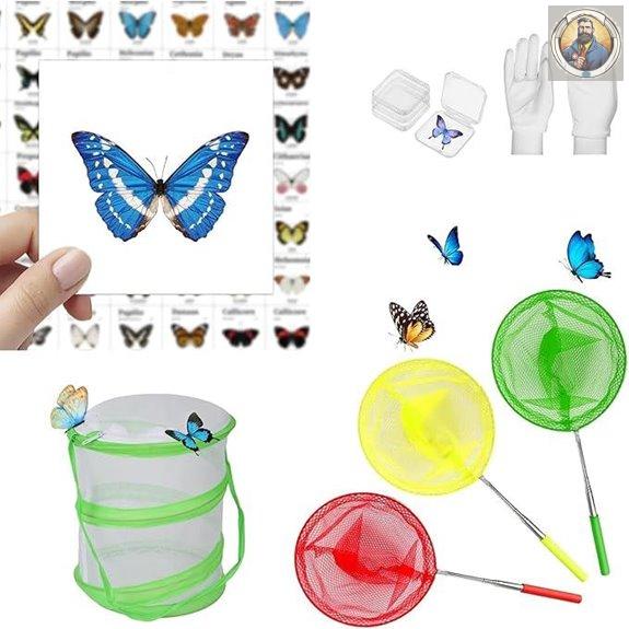 kids butterfly catching kit