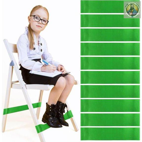 10 Pack Chair Bands for Kids with Fidgety Feet