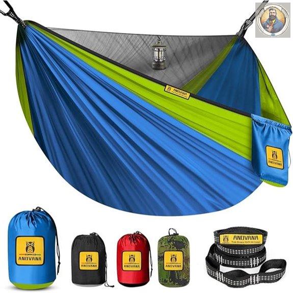 Kids Camping Hammock with Mosquito Net (450 lbs)