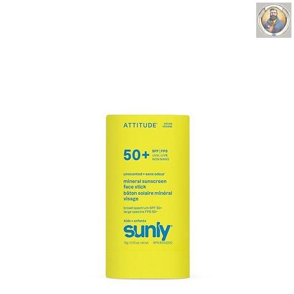 ATTITUDE Kids Mineral Sunscreen Face Stick SPF 50