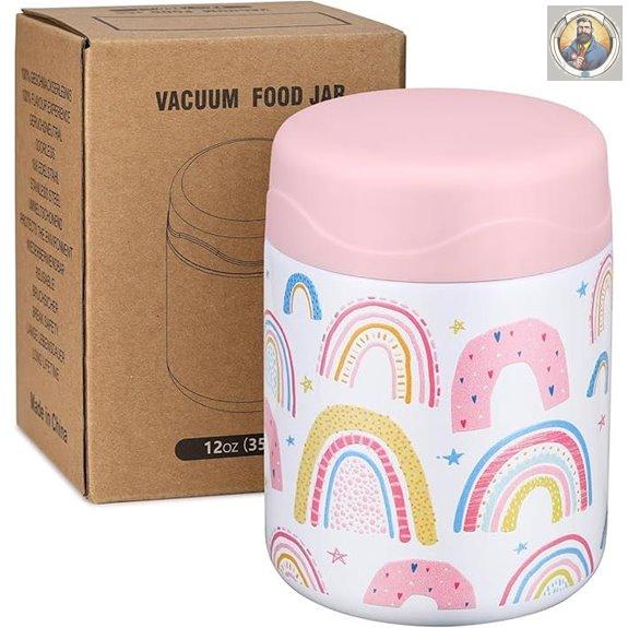 Wiwens 12oz Insulated Soup Thermo Kids Bento Box