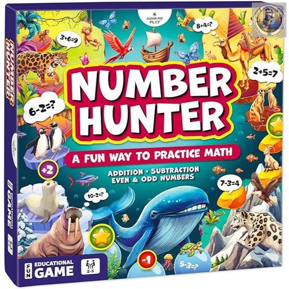 Clever Fox Play Number Hunter Math Game for Kids