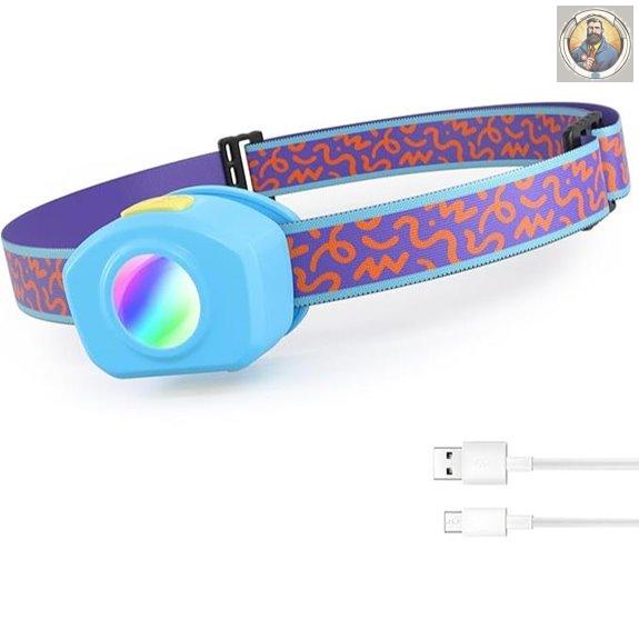 EverBrite Rechargeable Kids LED Headlamp with RGB Modes