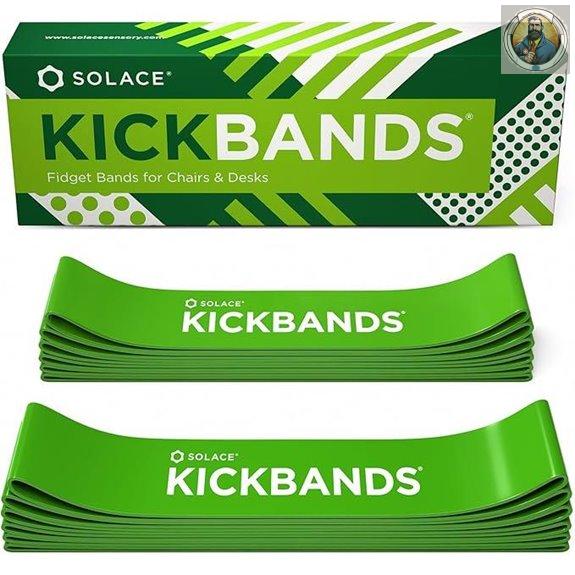 Kick Bands for Kids 12-Pack Sensory Chair Bands