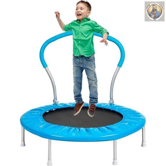 36 Kids Trampoline with Handle Indoor & Outdoor Use
