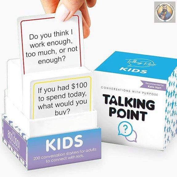 200 Kids Conversation Cards for Family and Travel