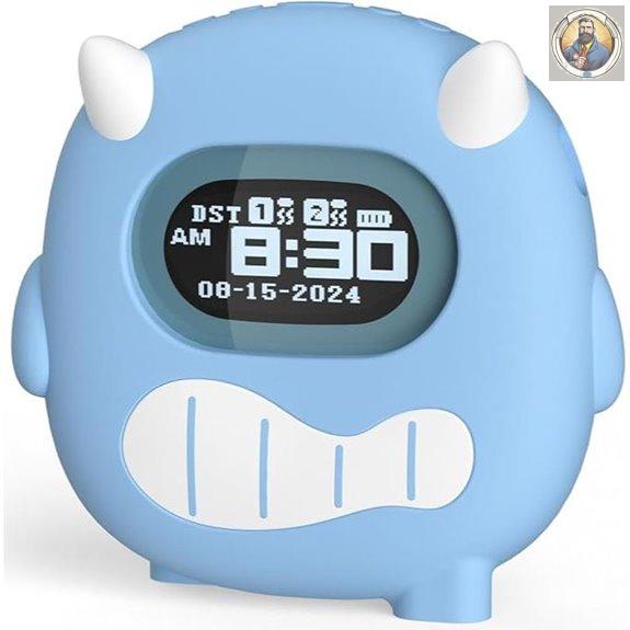 Kids Rechargeable Vibrating Digital Alarm Clock