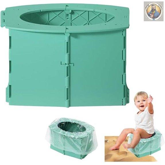 Portable Toddler Travel Potty with Leak-Proof Design