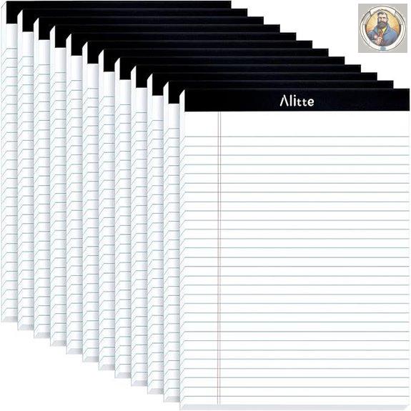Alitte Legal Notepads Pack of 12 50 Sheets