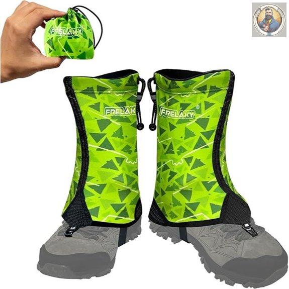 Frelaxy Lightweight Trail Gaiters for Hiking & Running