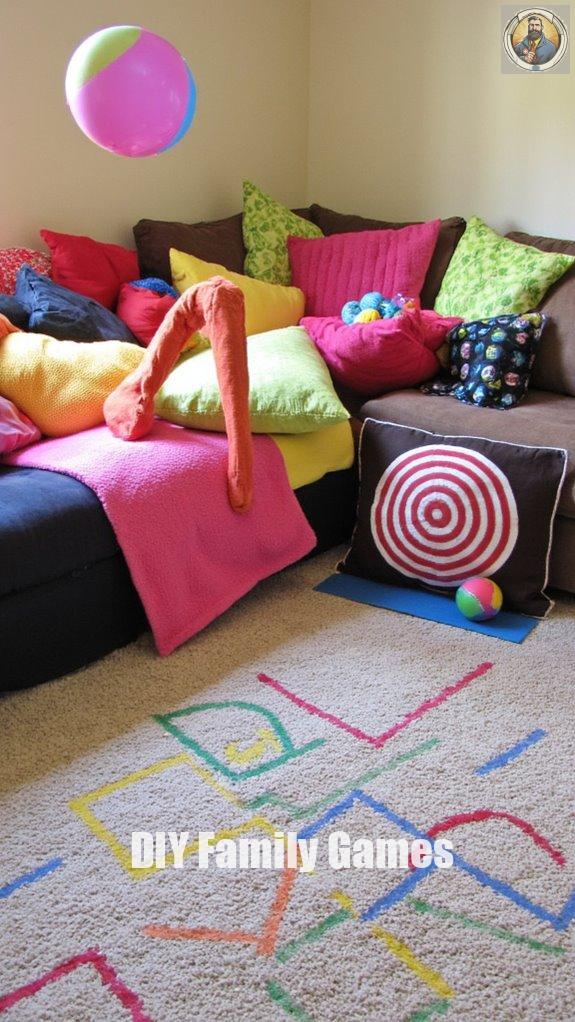 living room obstacle course