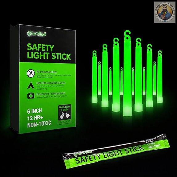 Emergency Glow Sticks with 12-Hour Duration