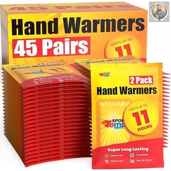 Hot Hand Warmers 11-Hour Air-Activated Odorless