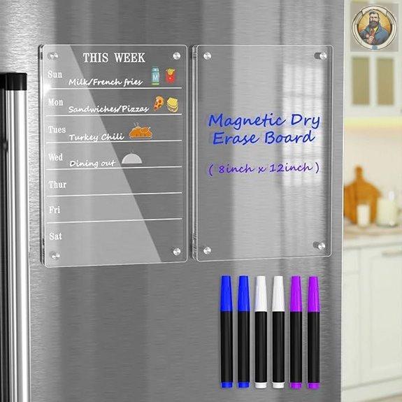 AITEE Magnetic Weekly Meal Planner Set with Markers
