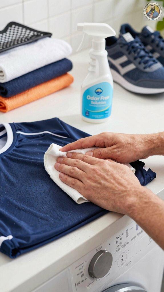 maintain clean odor free gear