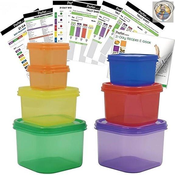 21 Day Fix Food Portion Containers Set