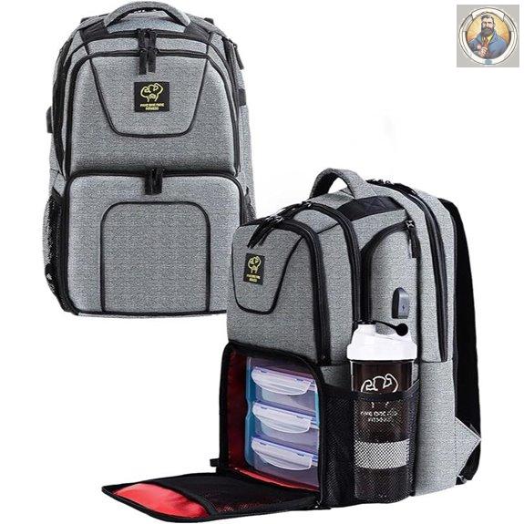 519 Fitness Insulated Meal Prep Backpack with Containers