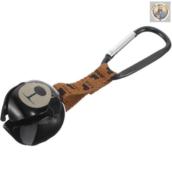 SUPVOX Metal Hiking Bell with Carabiner