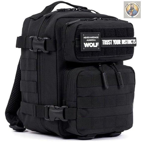 WOLFpak 9L Mini Meal Prep Backpack (Alpha Black)