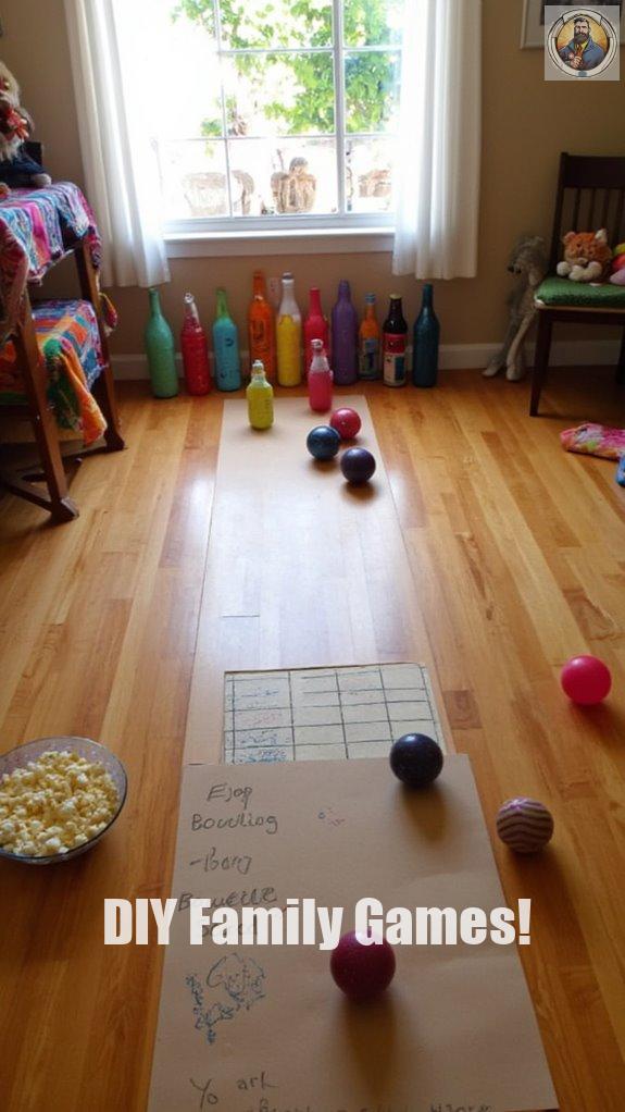 mini bowling alley fun