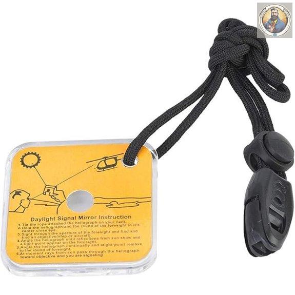 Ymiko Mini Dive Mirror with Signaling Reflective Surface