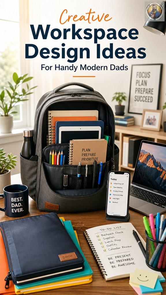 modern dad workspace ideas