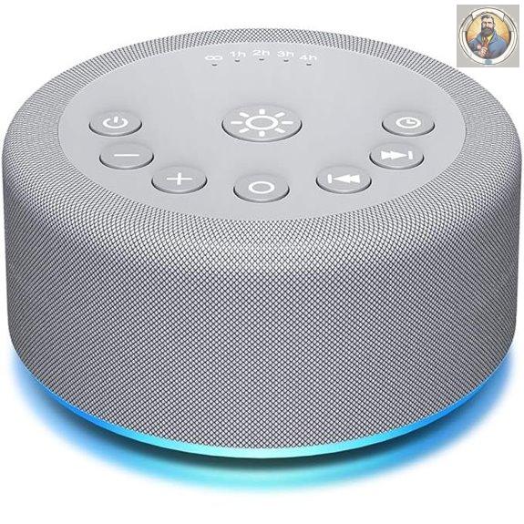 Sound Machine Night Light with Nature Sounds and Lights