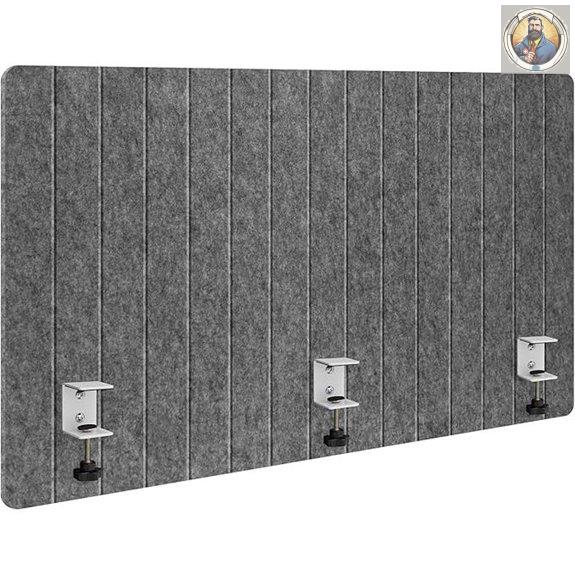 48 Sound Absorbing Privacy Desk Divider