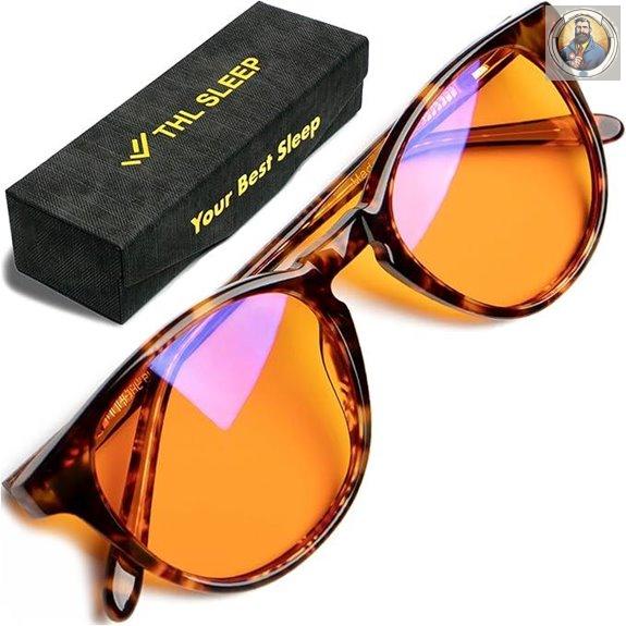 Orange Blue Light Blocking Glasses for Better Sleep