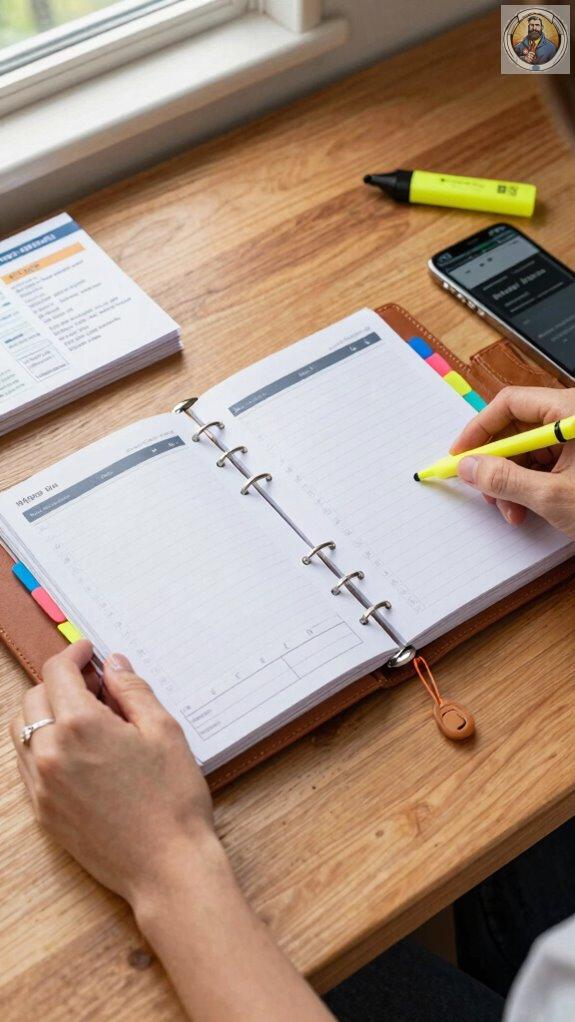 organize plan coordinate review