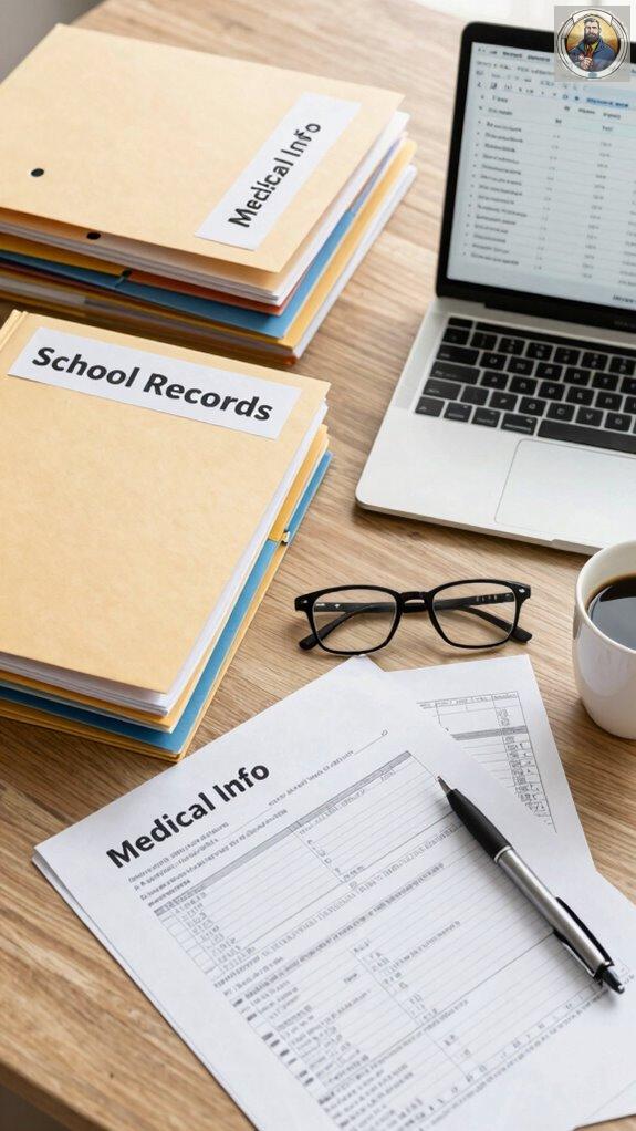 organize school records efficiently