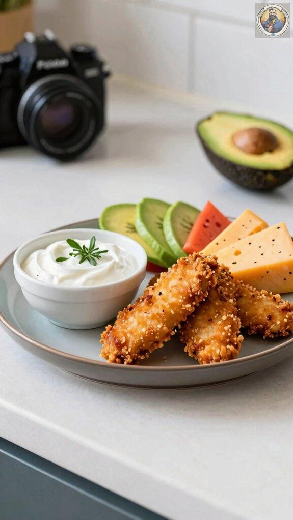organized kid friendly snack prep