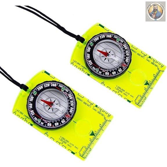 Abvsdu Orienteering Compass for Hiking and Camping