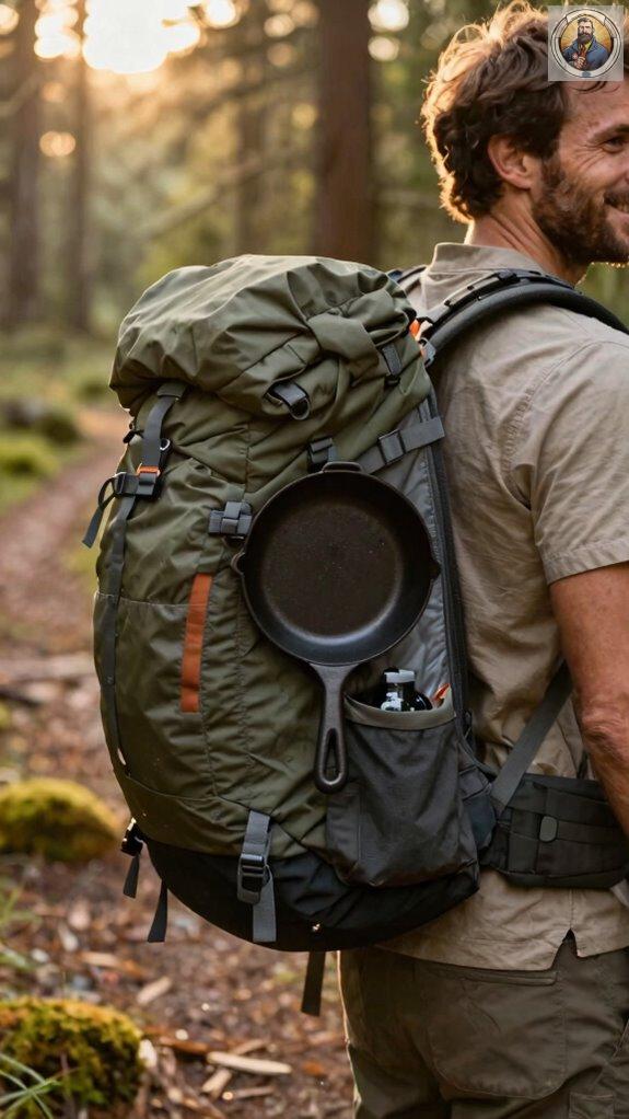 pack heavy items near your spine