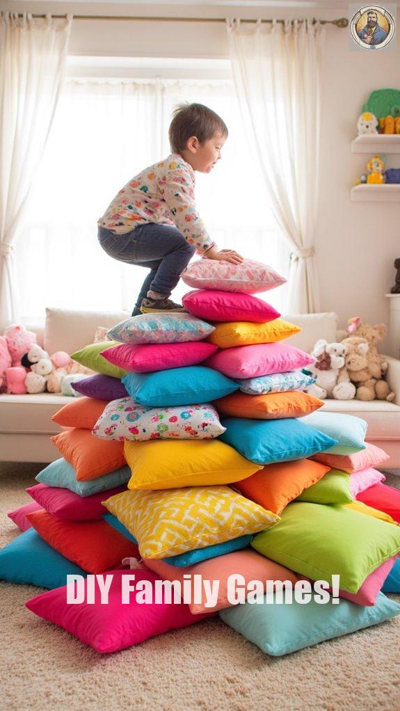 pillow mountain obstacle course