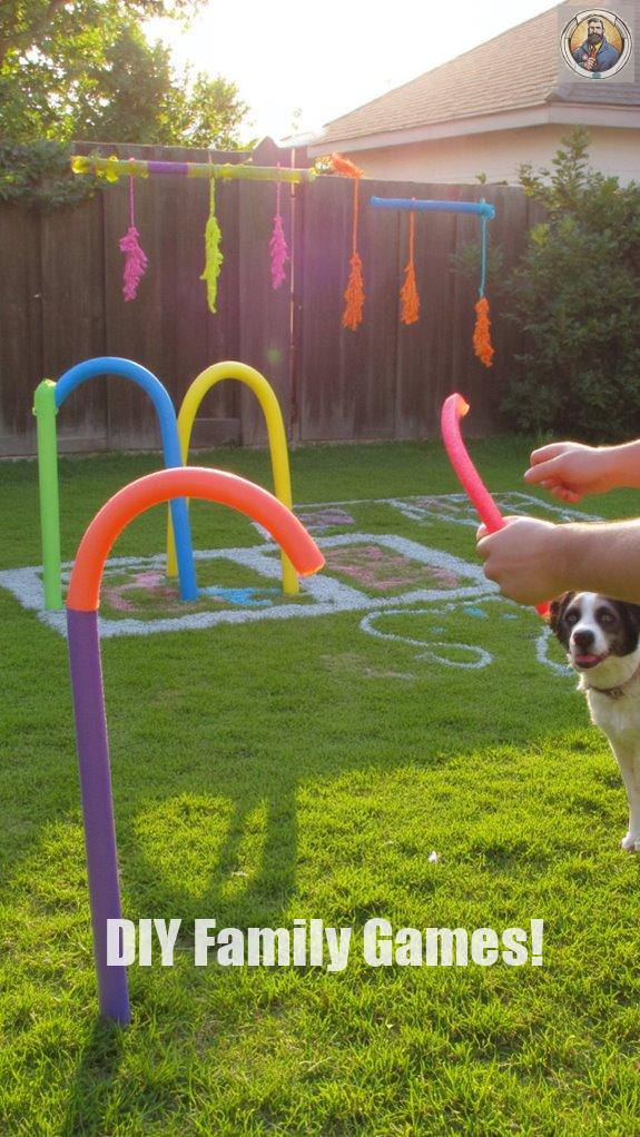 pool noodle throwing game