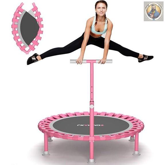Foldable 40 Mini Trampoline for Adults & Kids