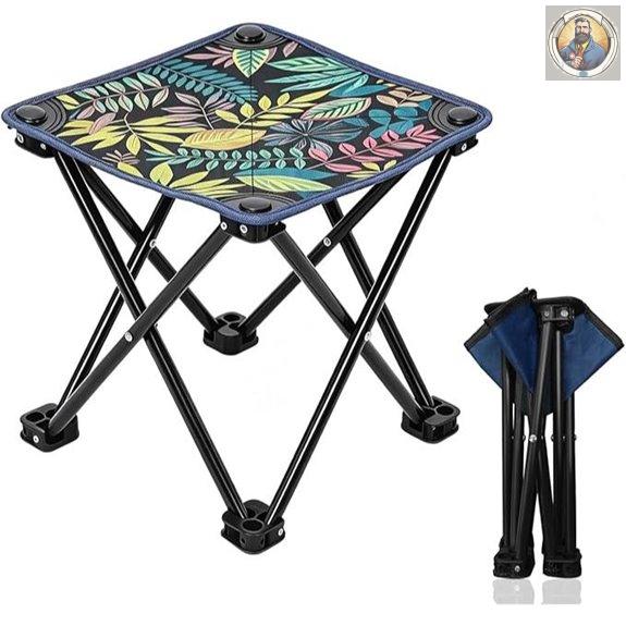 Foldable Portable Camping Stool with Carry Bag