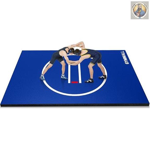 Foldable Martial Arts and Exercise Wrestling Mat