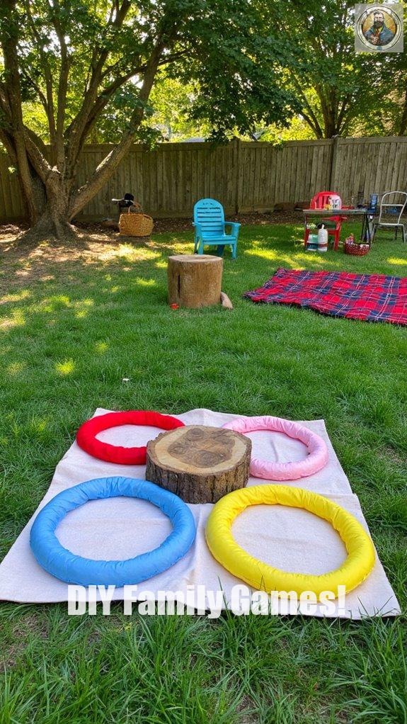 portable ring toss game