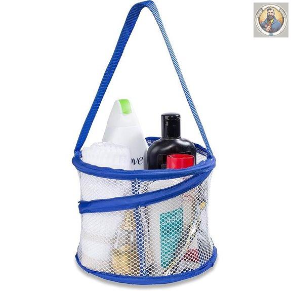 Foldable Shower Caddy for Travel Gym Dorms
