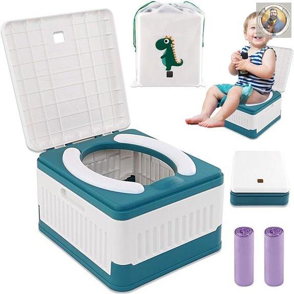Fabulas Portable Toddler Travel Potty with Disposable Bags