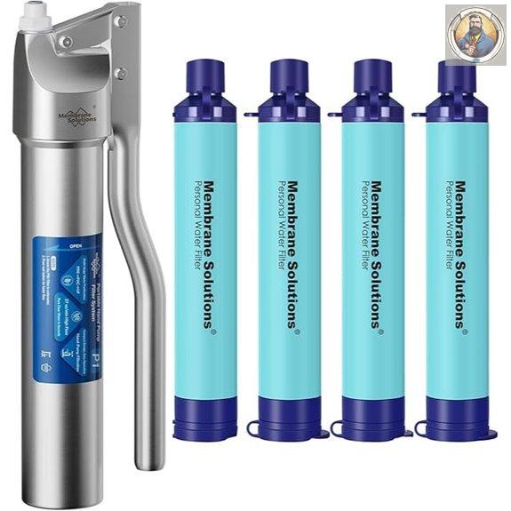 Membrane Solutions Portable Water Filter System