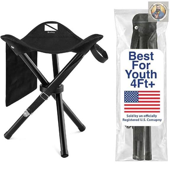 Foldable 13.4 Camping Stool for Youth & Kids