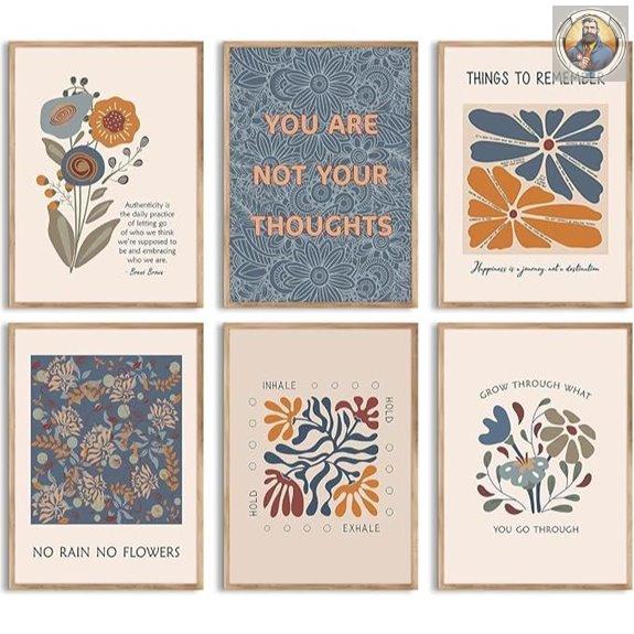 Mental Health Motivational Wall Art Poster