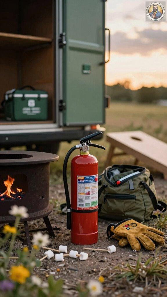 proper fire extinguisher placement